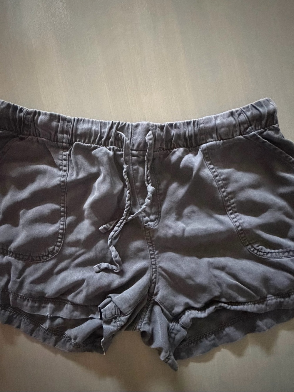 GAP Women's Drawstring Casual Shorts - Gray
